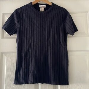 Rodier rib knit sleeveless sweater